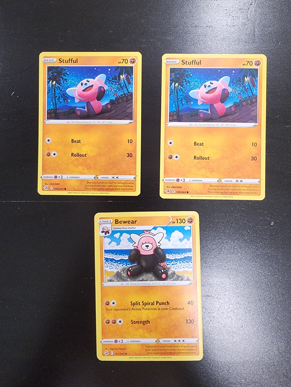Pokemon Stufful & Bewear